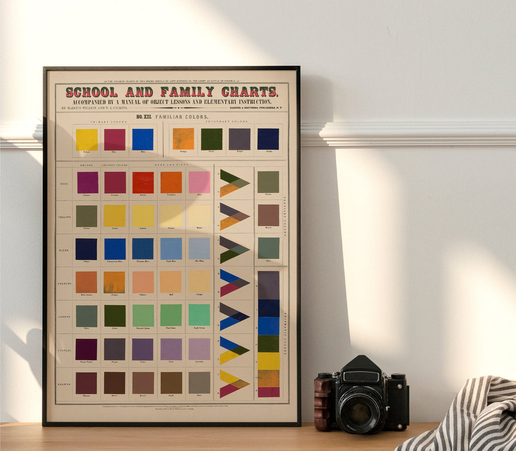 School & Family Charts No XIII. Familiar Colors - Jelly Moose