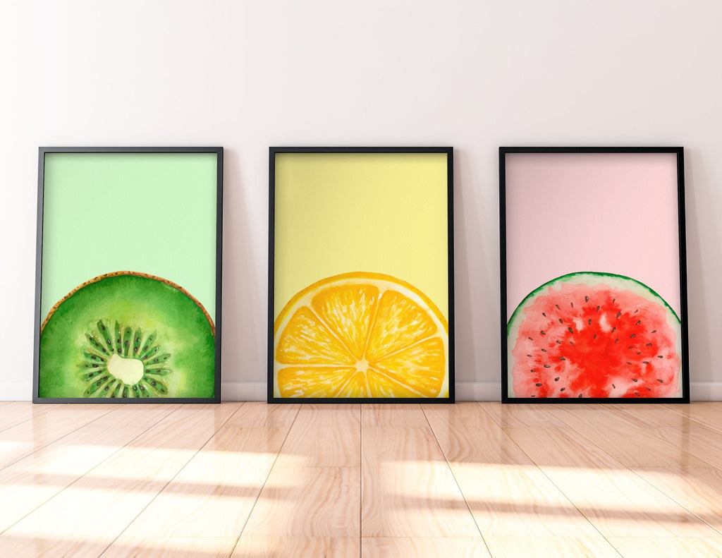 Set of 3 Cross Section Prints (Multi-Colour) - Jelly Moose