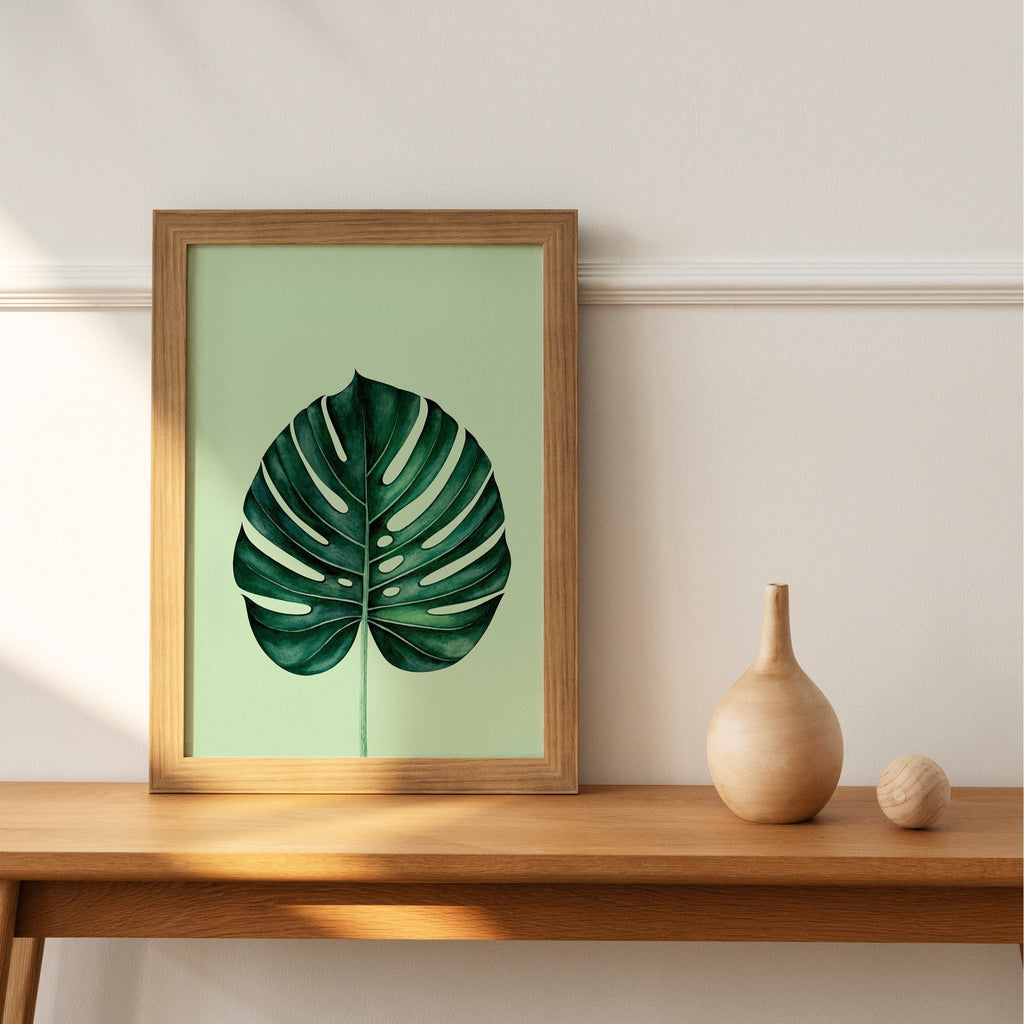 Monstera Leaf Print - Jelly Moose