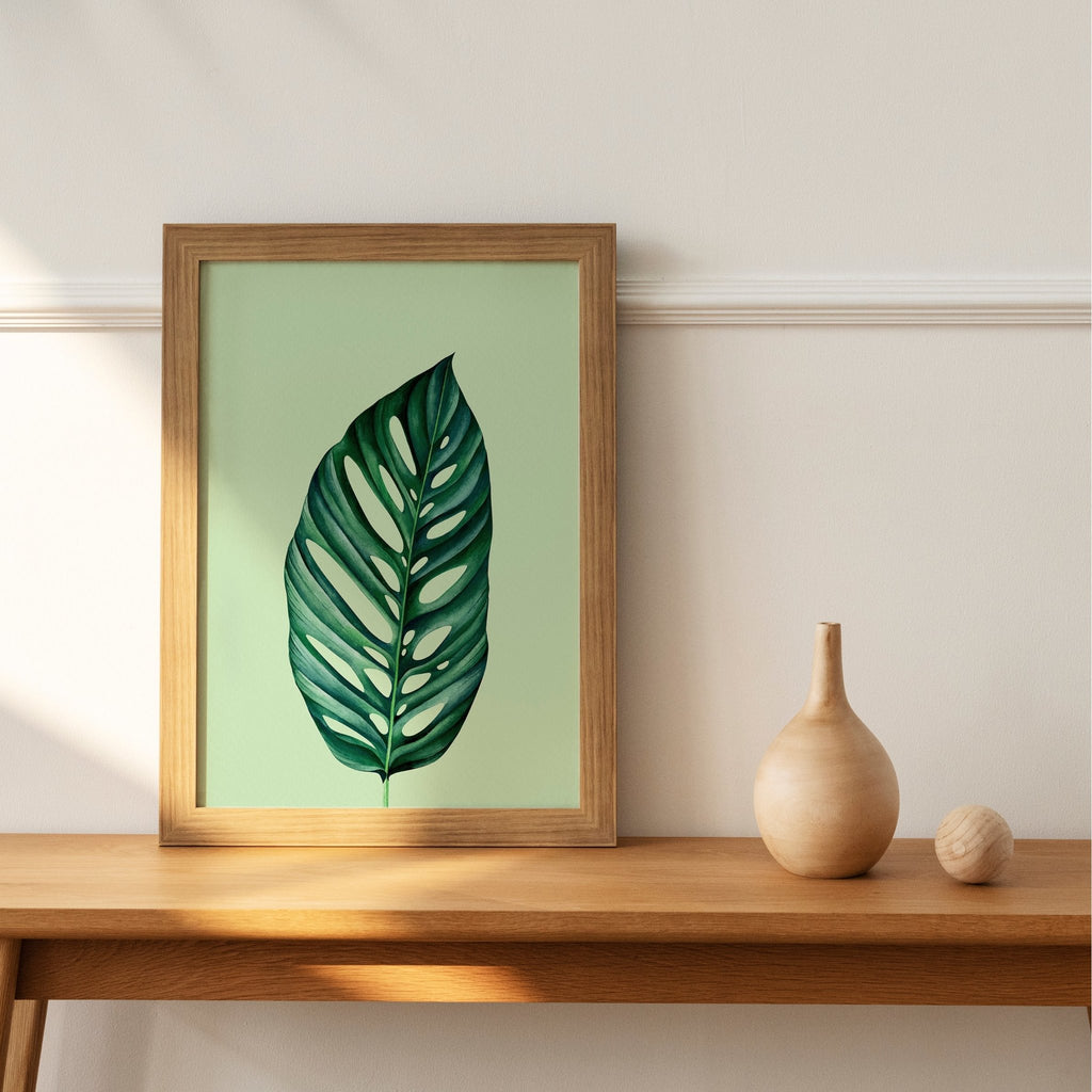 Monstera Leaf Print - Jelly Moose