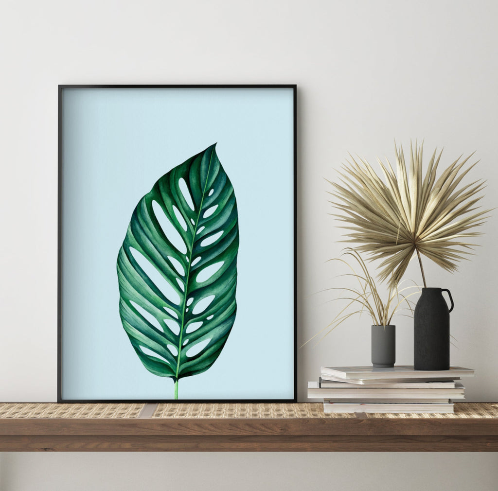 Monstera Leaf Print - Jelly Moose