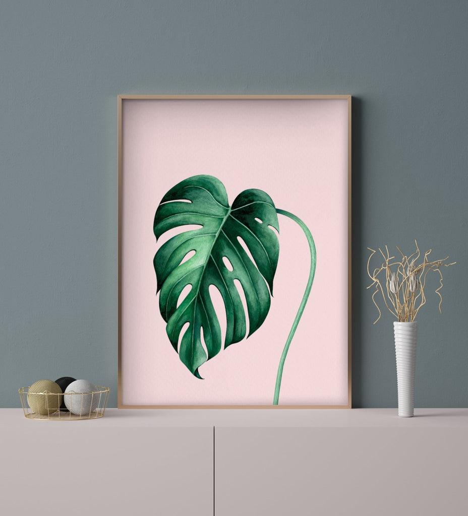 Monstera Leaf Print - Jelly Moose