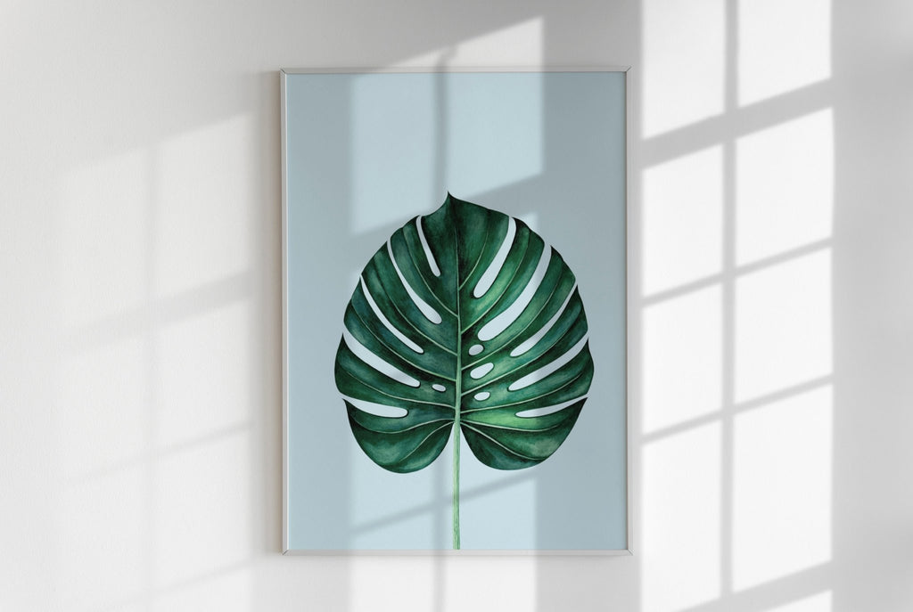 Monstera Leaf Print - Jelly Moose