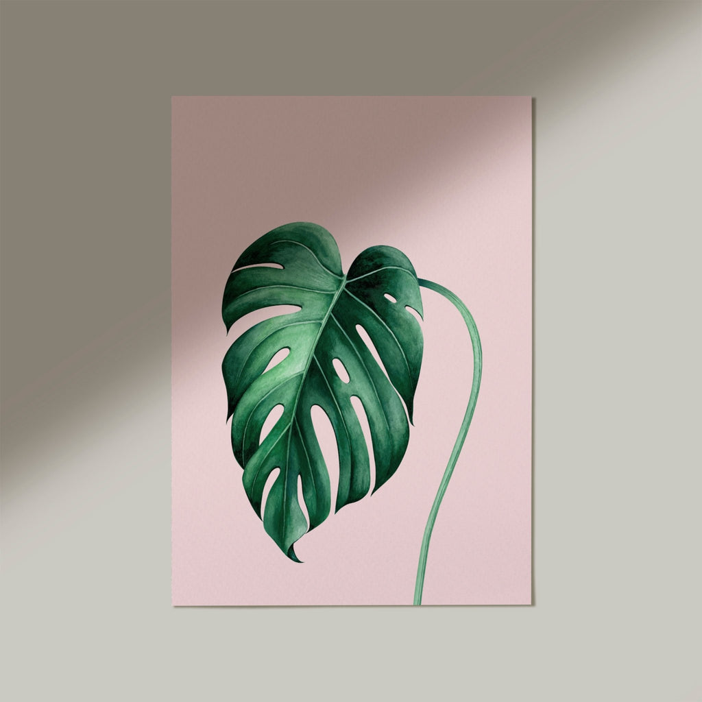 Monstera Leaf Print - Jelly Moose