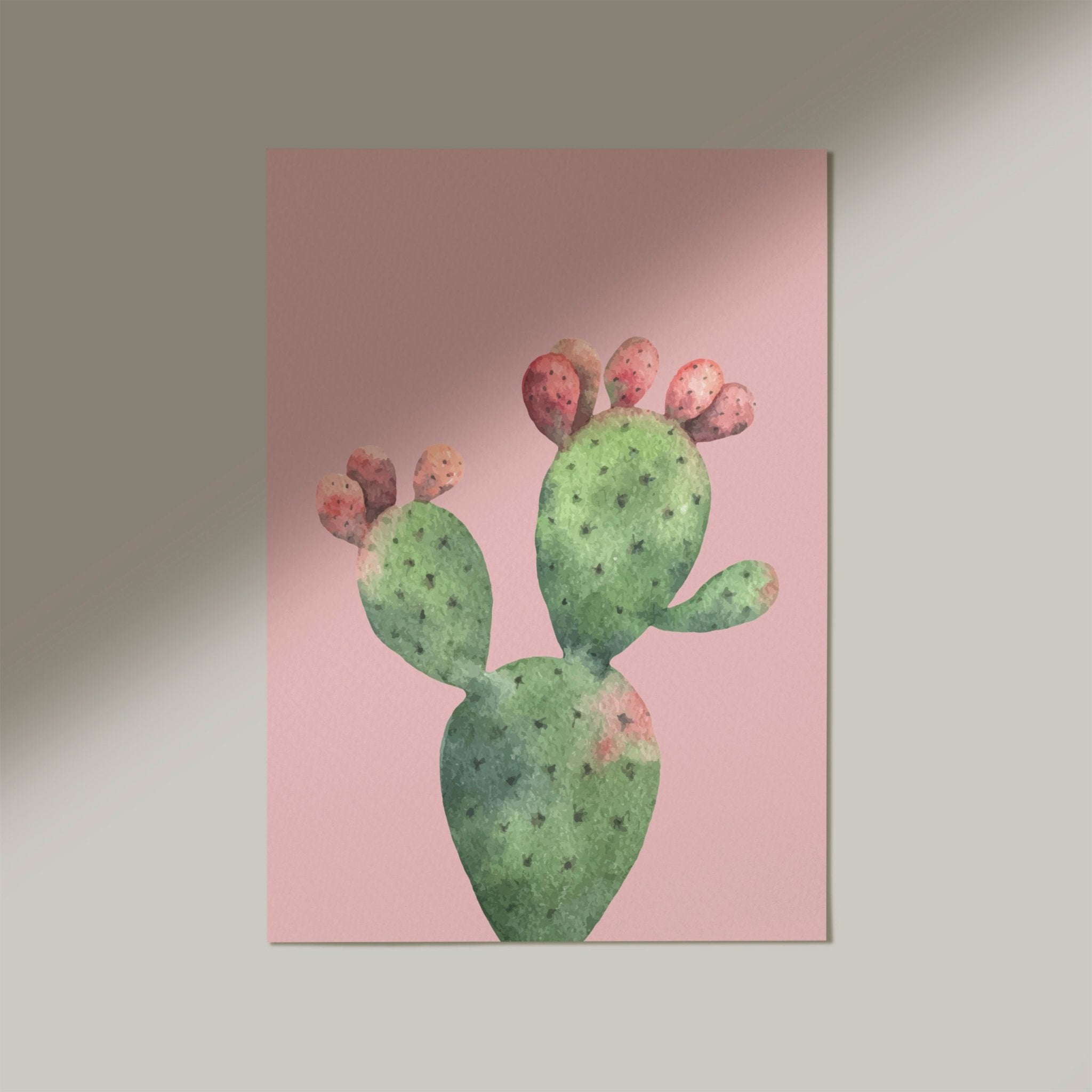 prickly pear cactus art