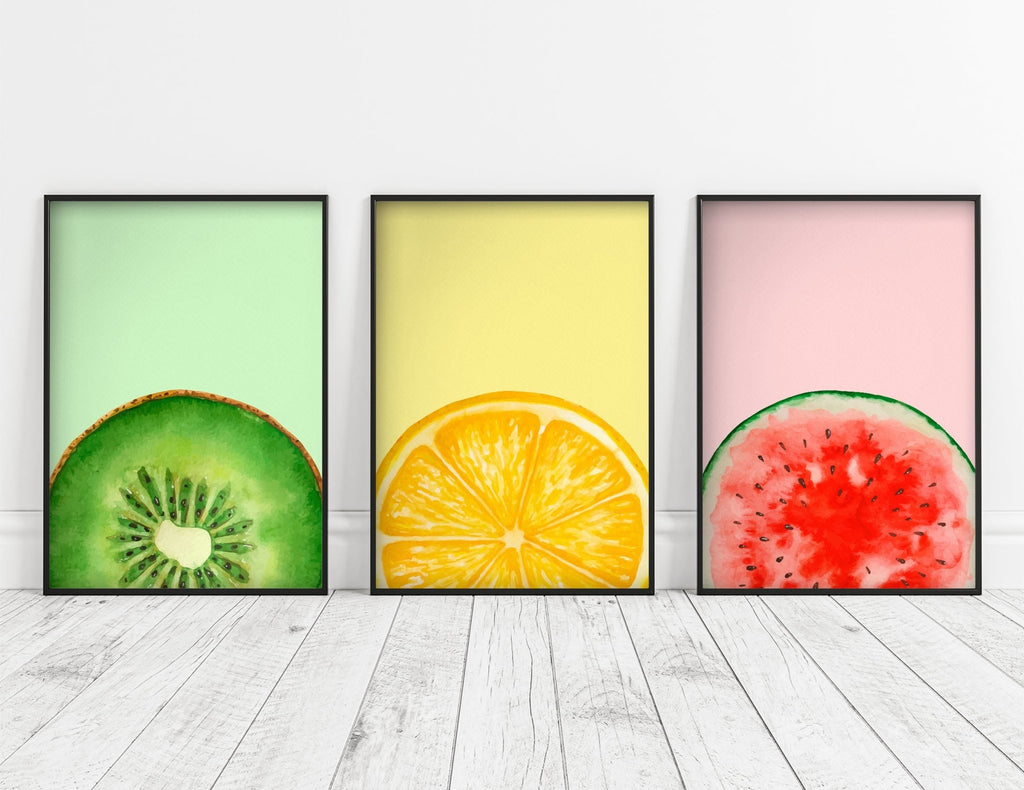 Set of 3 Cross Section Prints (Multi-Colour) - Jelly Moose